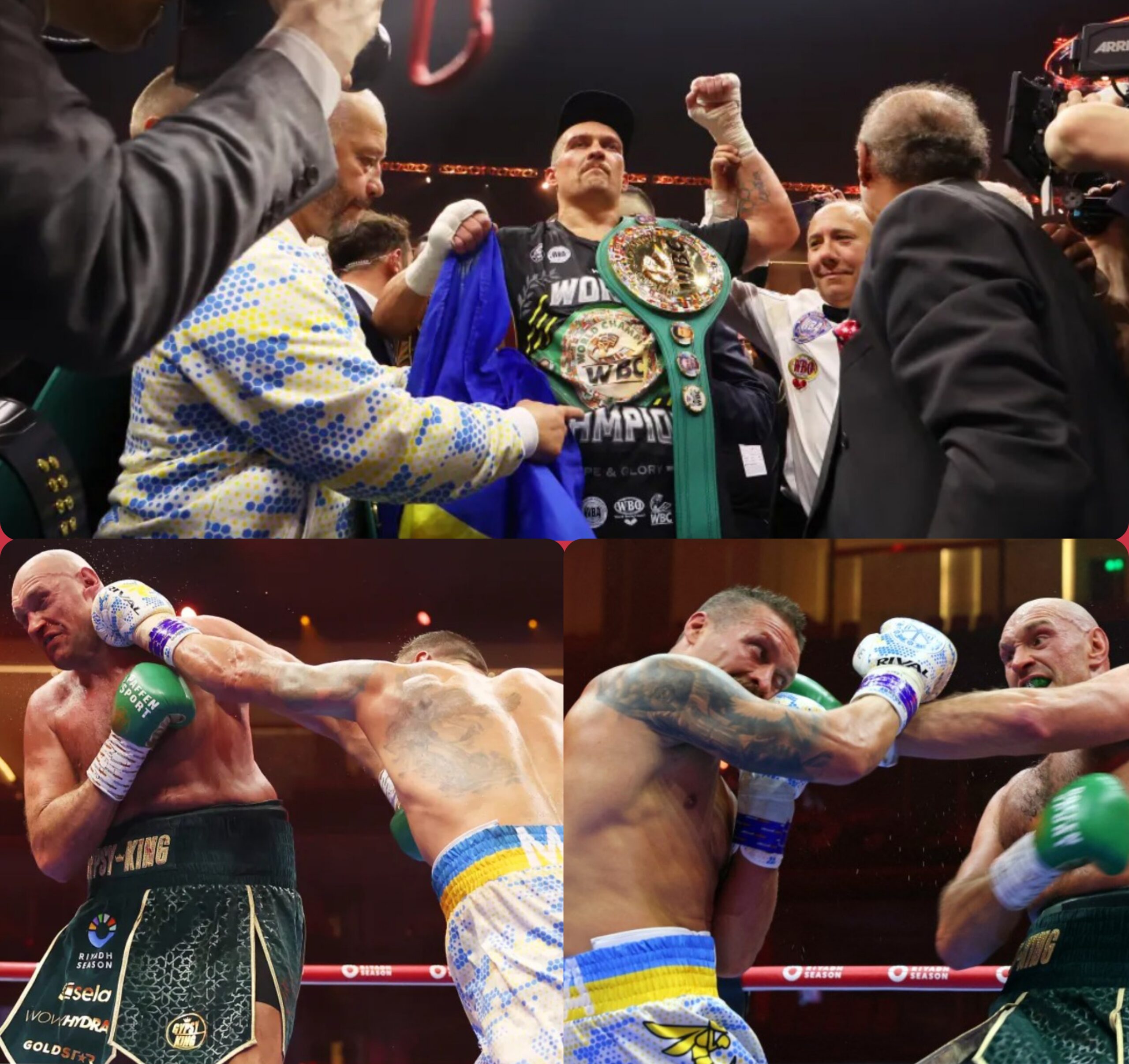 (PHOTOS)How USYK, FURY BOXED: Usyk now undisputed champion!