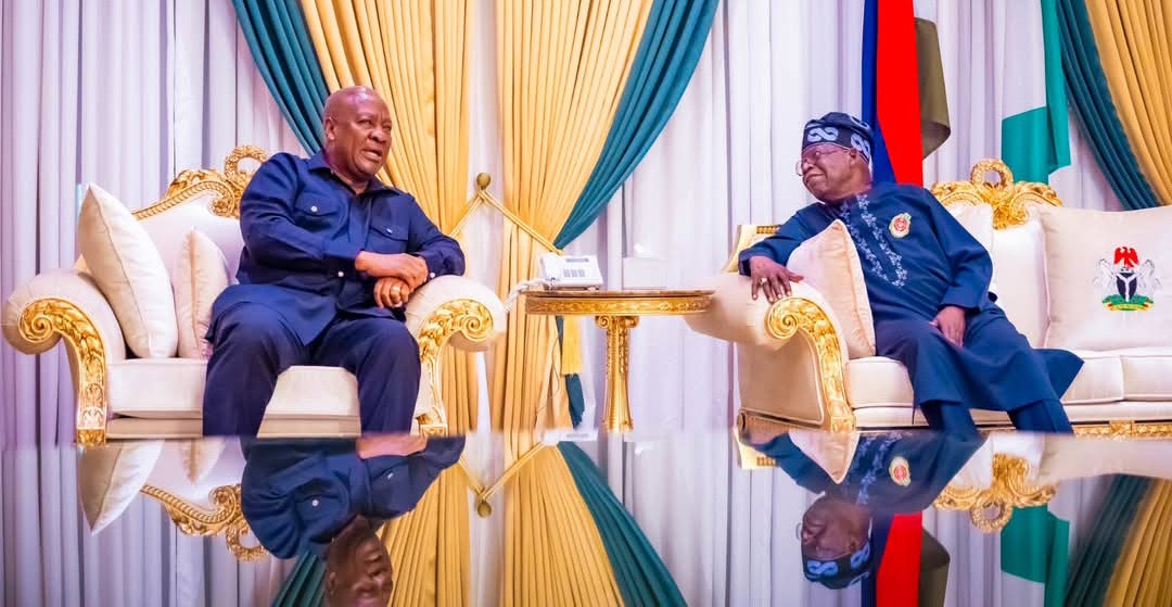 PHOTOS: When Ghana president-elect, John Mahama, visited Tinubu in Abuja