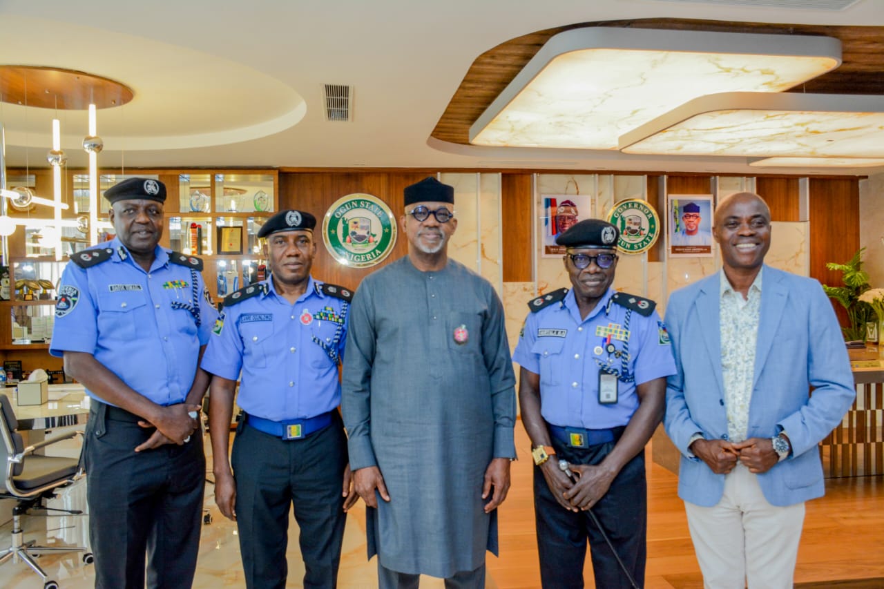 Abiodun hosts new police CP, charges law enforcers on security