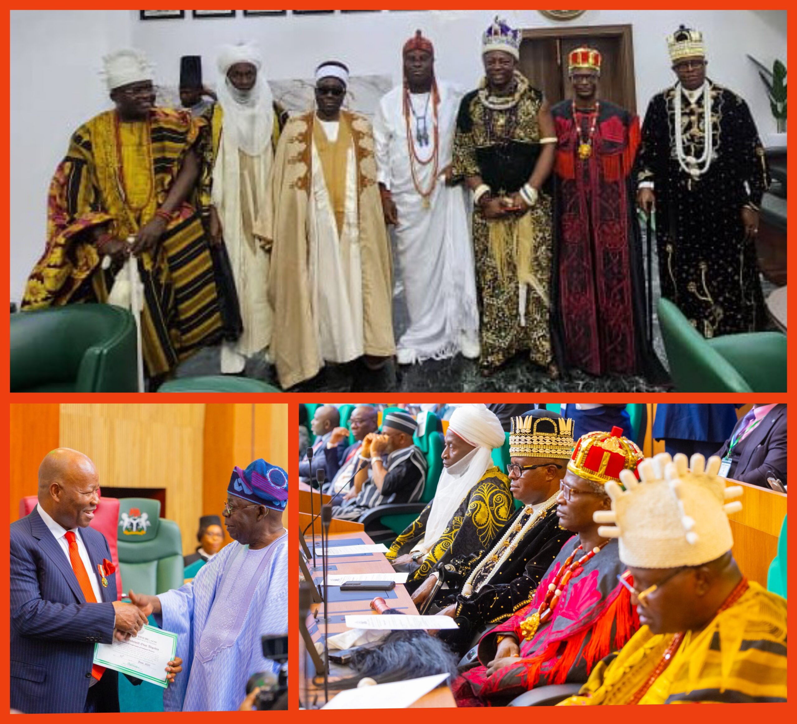 PHOTOS: Ooni, Oore, monarchs reflect on national growth at National Assembly joint session on June 12