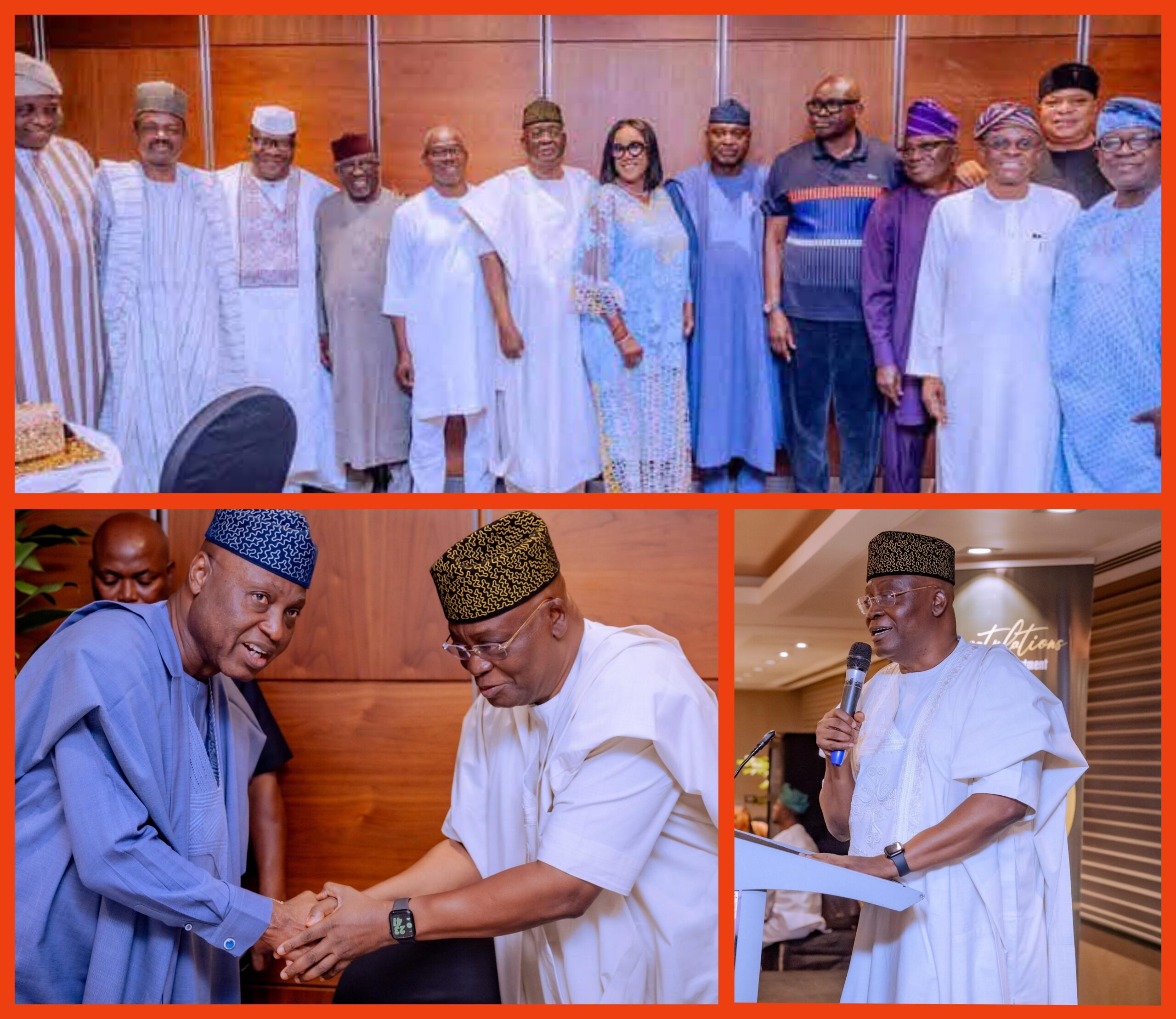PHOTOS: Day dignitaries, friends celebrated Adeyeye on ‘well deserved’ appointment by Tinubu