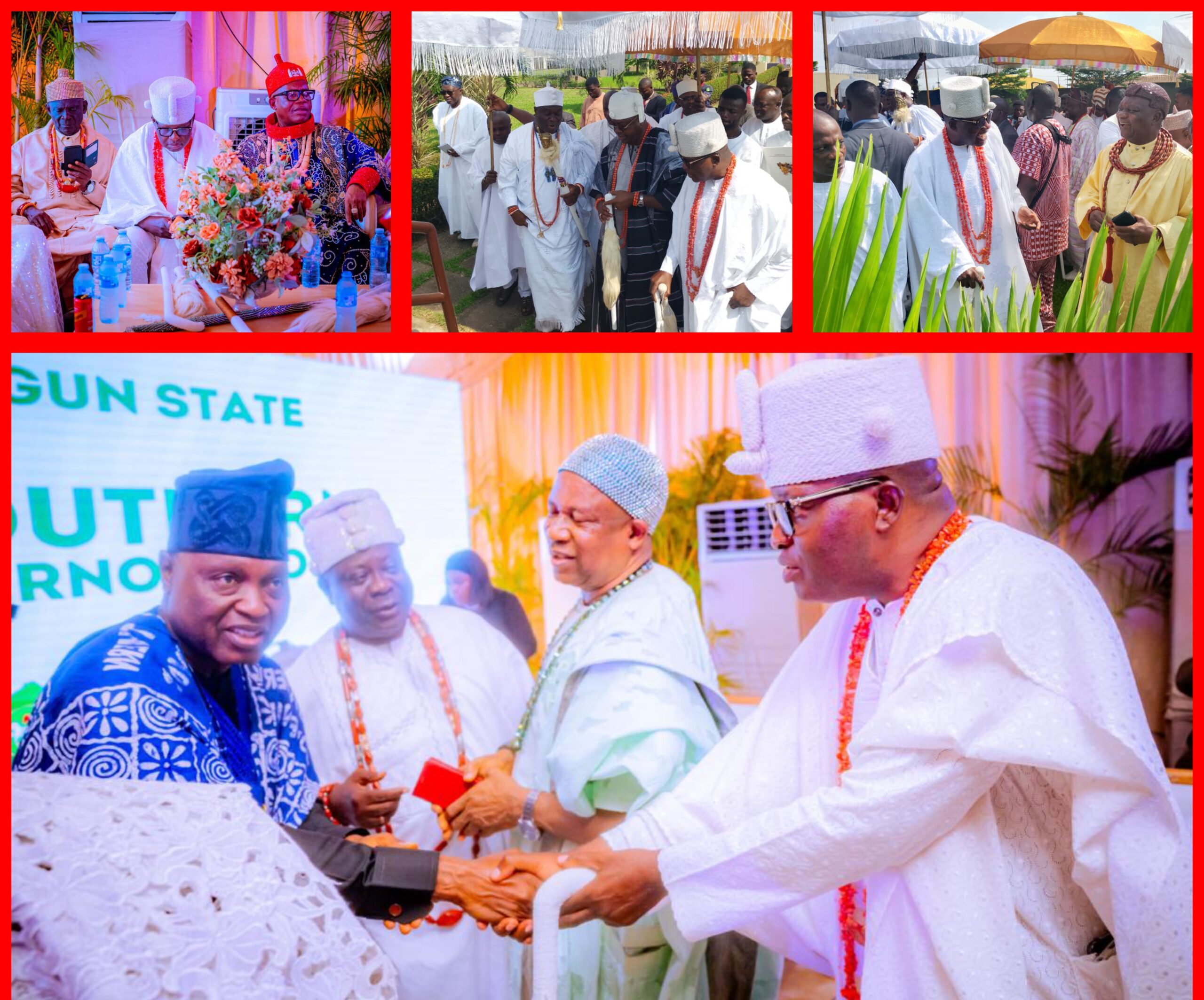 PHOTOS: Ekiti Oba savours moments at Southern Nigerian monarchs’ meeting
