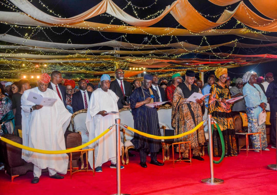 Obasanjo, Abiodun, Osoba, Bakare others grace Ogun’s Christmas Carol